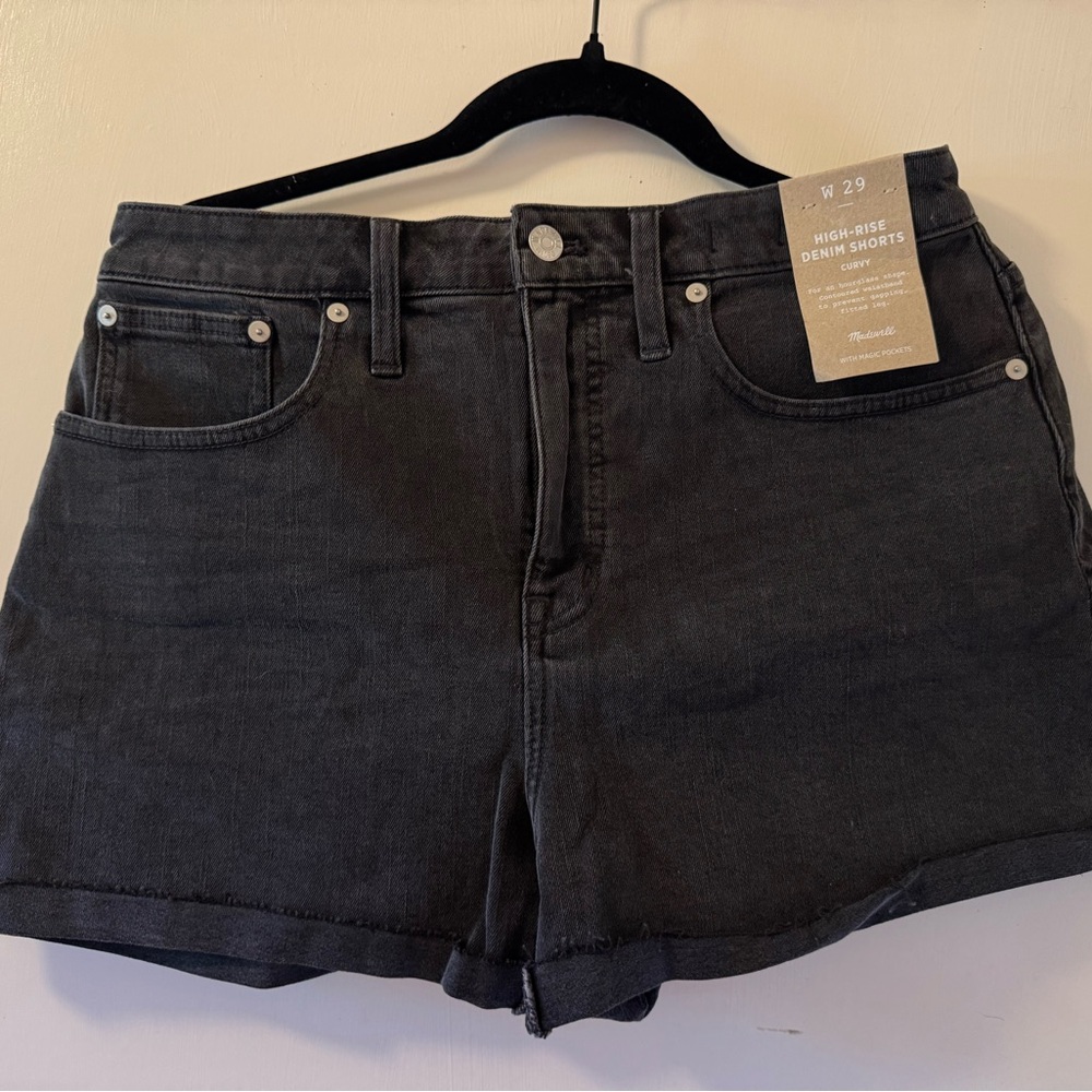 Madewell Dark Gray Jean Shorts